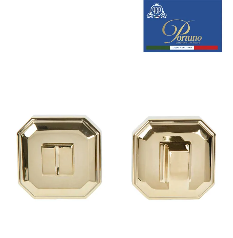 Сантехнический фиксатор "PORTUNO" WC.055.06 PVD Полированное золото