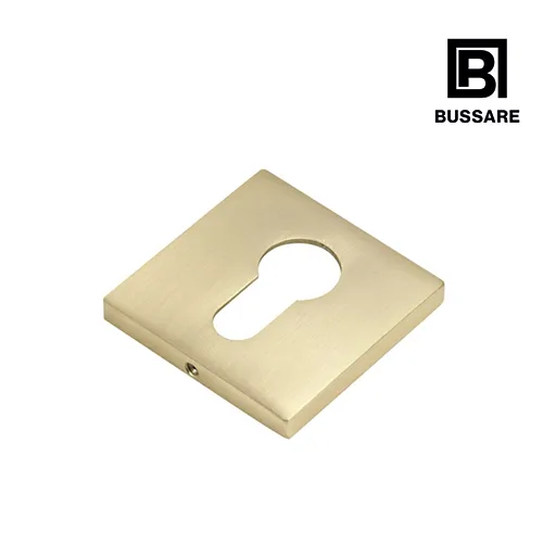 BUSSARE накладка на цилиндр B0-40 W.GOLD Валлийское золотоКвадрат