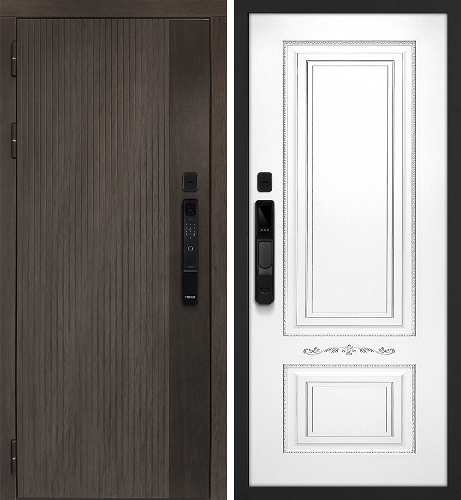 Вертикаль смарт/Смальта 04 Белый ral 9003  патина серебро