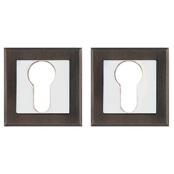 Накладка Punto Пунто под цилиндр ET QL GRCP-23 графитхром