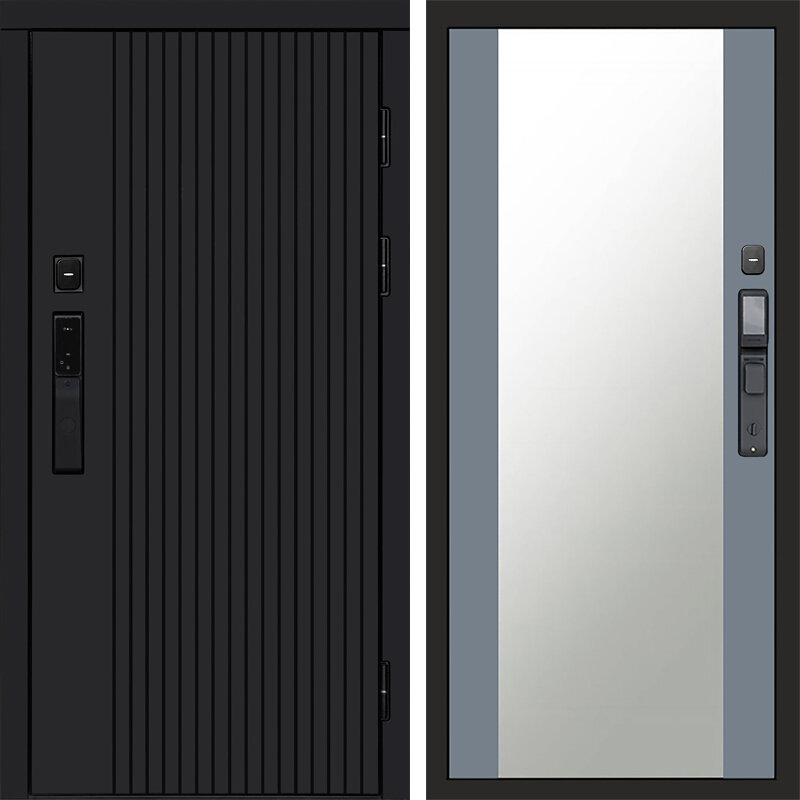 Твист black смарт Зеркало grey софт