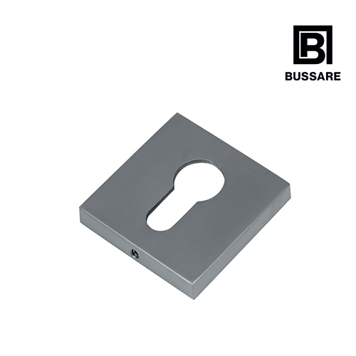 BUSSARE накладка на цилиндр B0-40 M.CHROME Матов.хромКвадрат